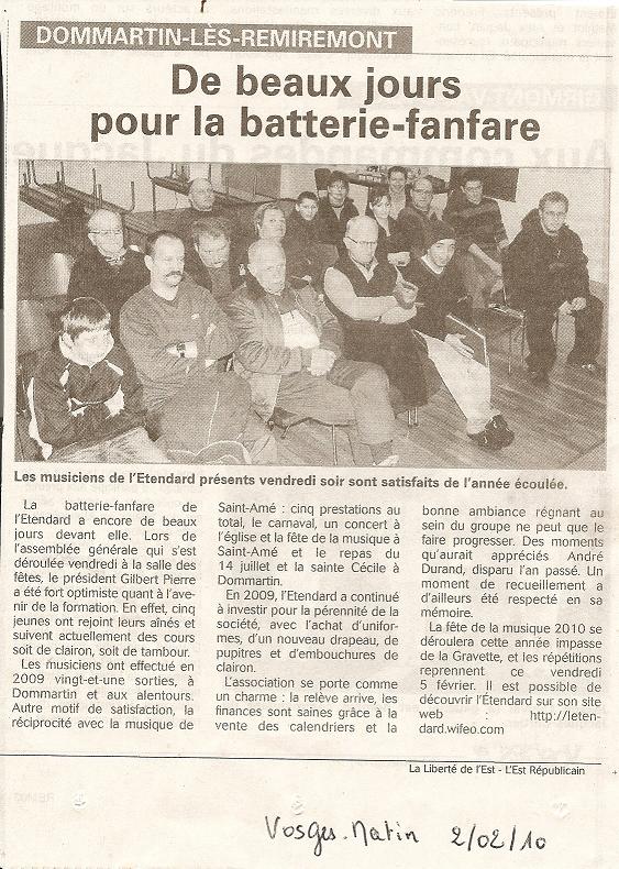 article VM sur l`Assembl&eacute;e G&eacute;n&eacute;rale de l`Etendard